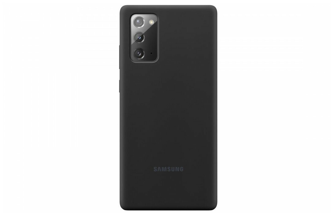 Чехол (клип-кейс) SAMSUNG Silicone Cover, для Samsung Galaxy Note 20, черный [ef-pn980tbegru] - фото №7