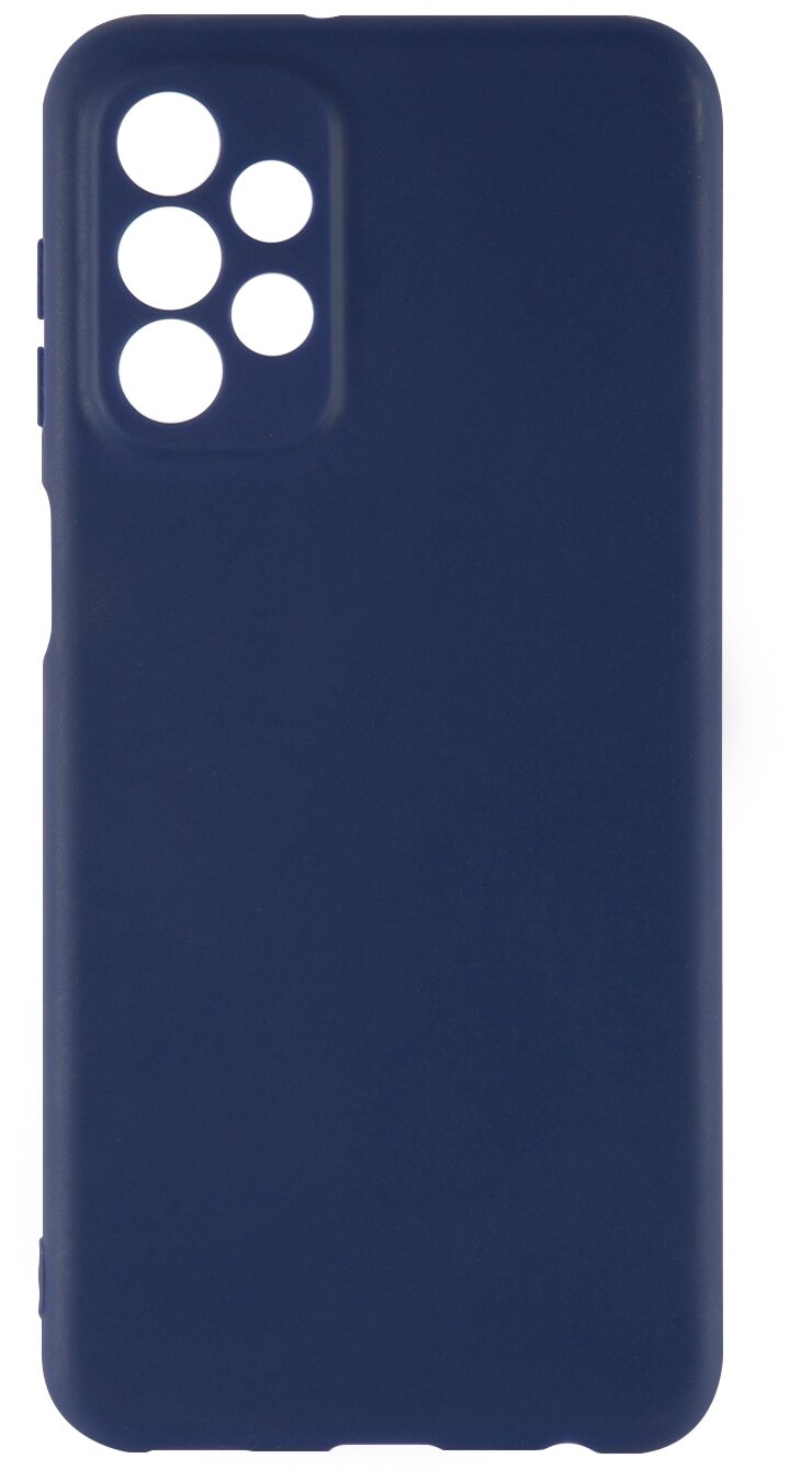 Накладка iBox Case для Samsung Galaxy A23 с защитой камеры и подложкой силикон синий