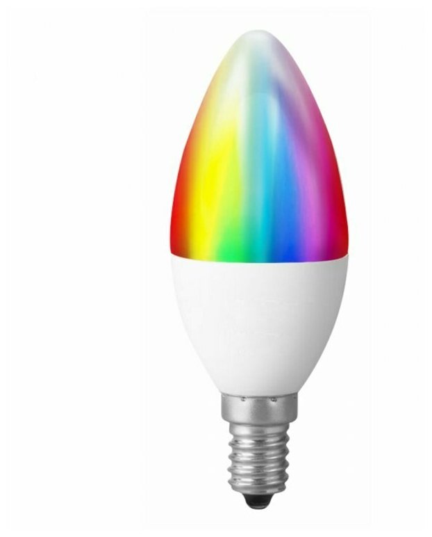 Умная лампа Zetton LED RGBW Smart Wi-Fi Bulb E14 5Вт