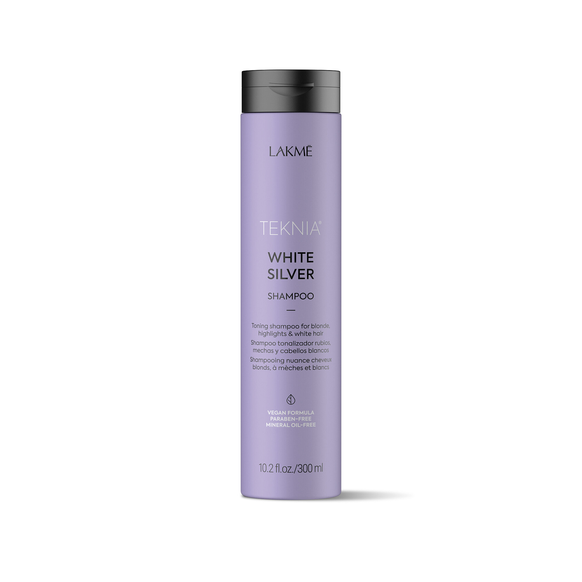 Тонирующий шампунь для нейтрализации желтого оттенка волос White Silver Shampoo (44012, 300 мл) Lakme - фото №4