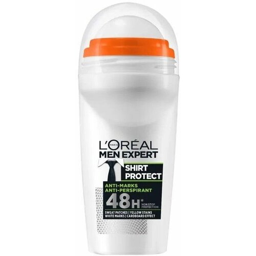 L'Oreal Paris Men Expert shirt protect шариковый антиперспирант защита рубашки 50 мл, (из Финляндии)