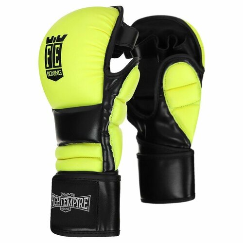 Перчатки для MMA FIGHT EMPIRE, TRAINER, р. L перчатки fight empire 415398 для mma тхэквондо xl белый черный