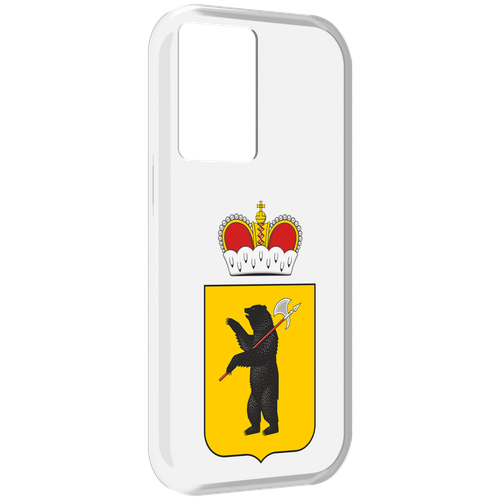 Чехол MyPads герб-ярославская-область для OnePlus Nord N20 SE задняя-панель-накладка-бампер