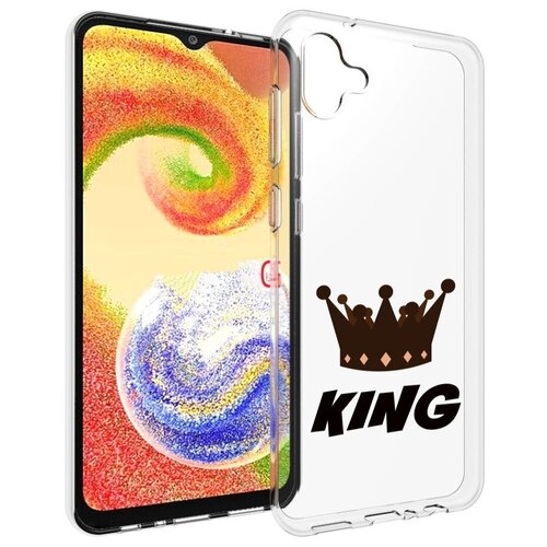 чехол mypads корона короля черный для samsung galaxy xcover pro 1 задняя панель накладка бампер Чехол MyPads корона-короля-черный для Samsung Galaxy A04 задняя-панель-накладка-бампер