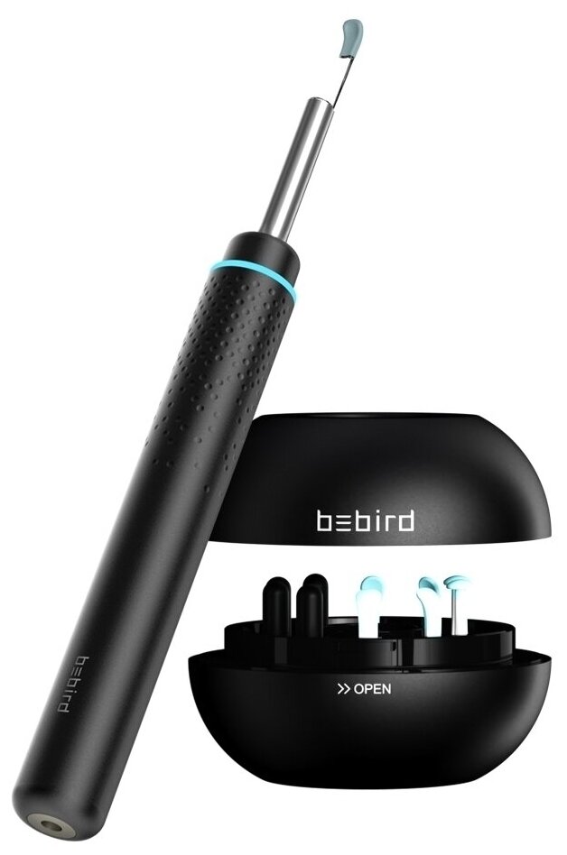 Умная лопатка Bebird Smart Visual Spoon Ear Stick R1 черный - фотография № 3