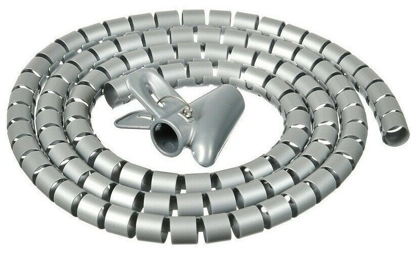 Кабельный органайзер Buro Spiral Hose 20x2000mm Silver BHP CG22S