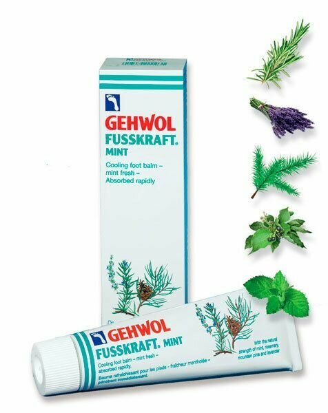 Gehwol Fusskraft Mint Мятный охлаждающий бальзам 75 мл