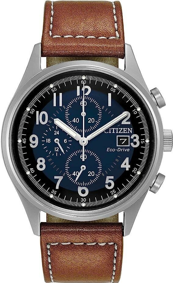 Citizen eco drive chronograph blue discount