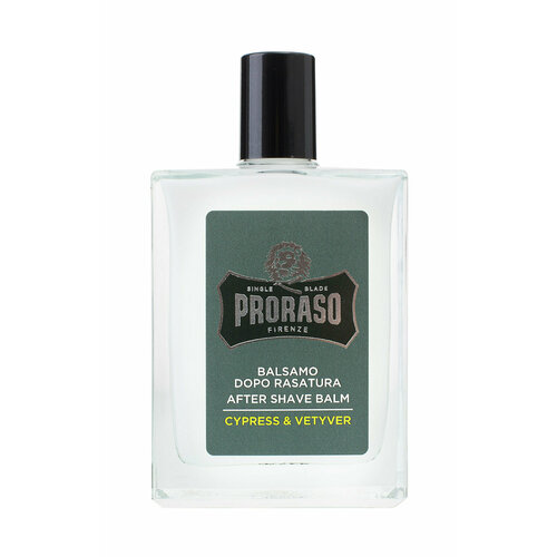 Бальзам после бритья Proraso Cypress Vetyver After Shaving Balm /100 мл/гр. бальзам после бритья чувствительная кожи proraso after shaving balm sensitive skin