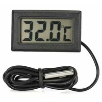 Электронный термометр с выносным датчиком для измерения температуры на улице, дома, в аквариуме, любой другой жидкости