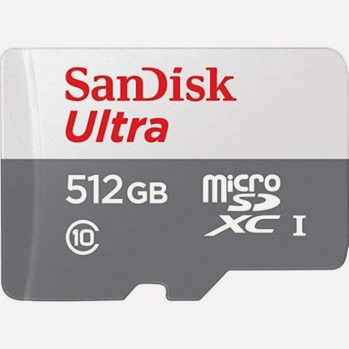 Изображение товара Карта памяти Sandisk micro SDXC 512Gb Ultra Class 10 UHS-I (100/10 MB/s)