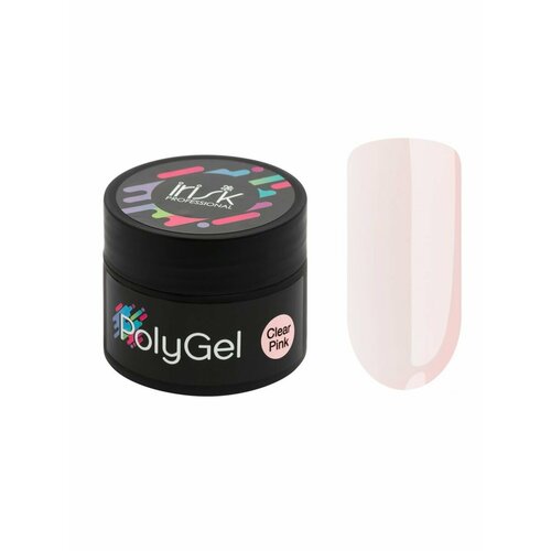 IRISK PROFESSIONAL Irisk, PolyGel - полигель (Clear Pink), 20гр irisk professional irisk щетка туннельная продувная сгибаемая pink 15 рядов 211х60мм cii