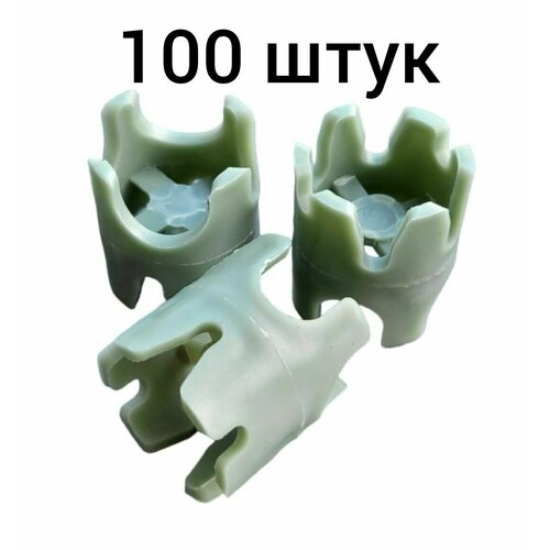 Фиксатор опора арматуры универсальный 100 штук диаметр колец от 3мм до 13мм 648₽