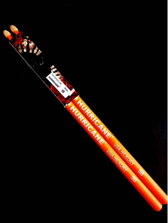 Барабанные палочки HURRICANE 5BO оранжевые