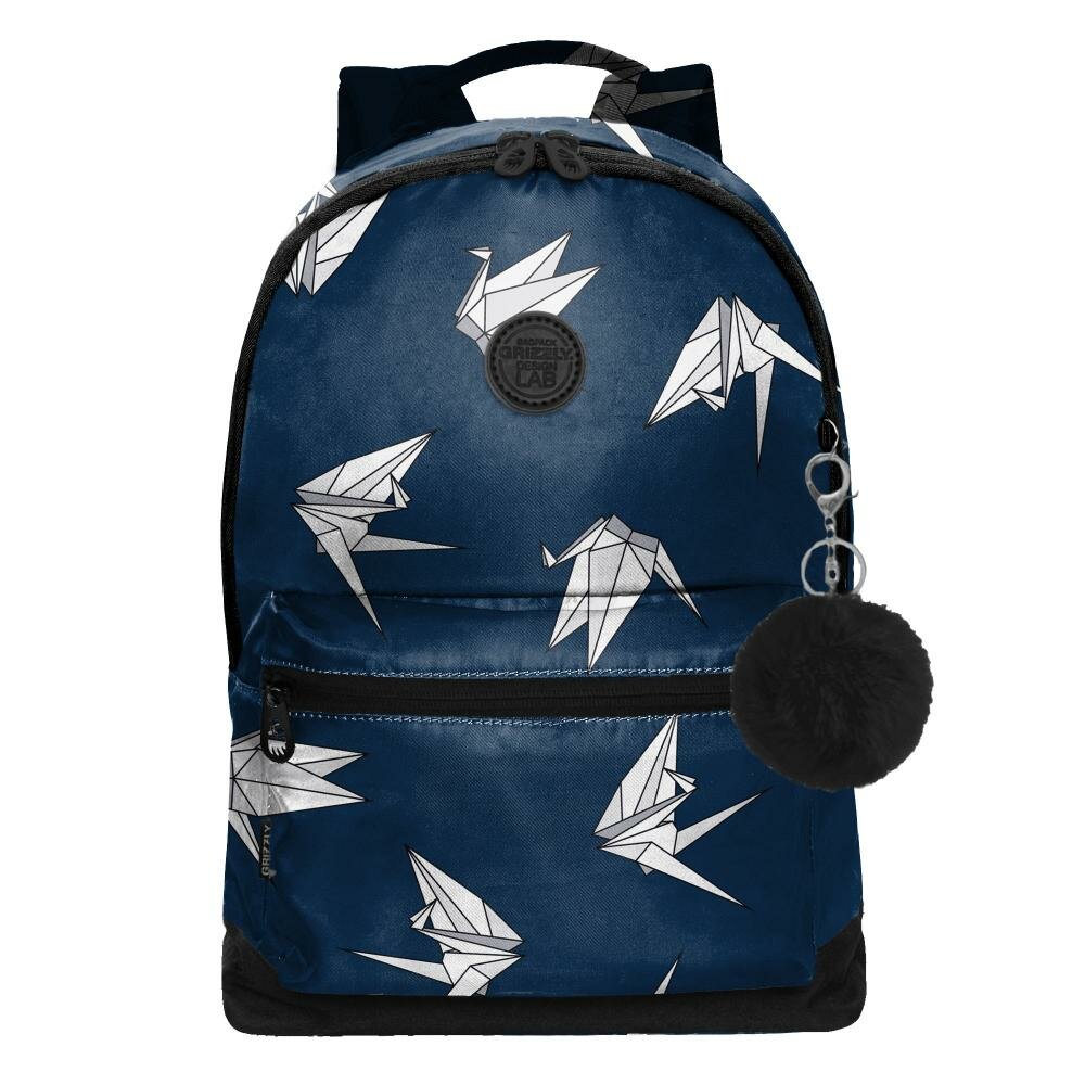 Городской молодежный рюкзак GRIZZLY, RXL-322-10 оригами, 30х41х12