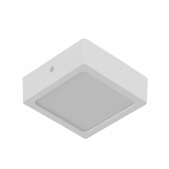 Светильник "Руми квадратный" LED 12Вт 6000К белый 10,5х10,5х5 см 9501759 - фотография № 1