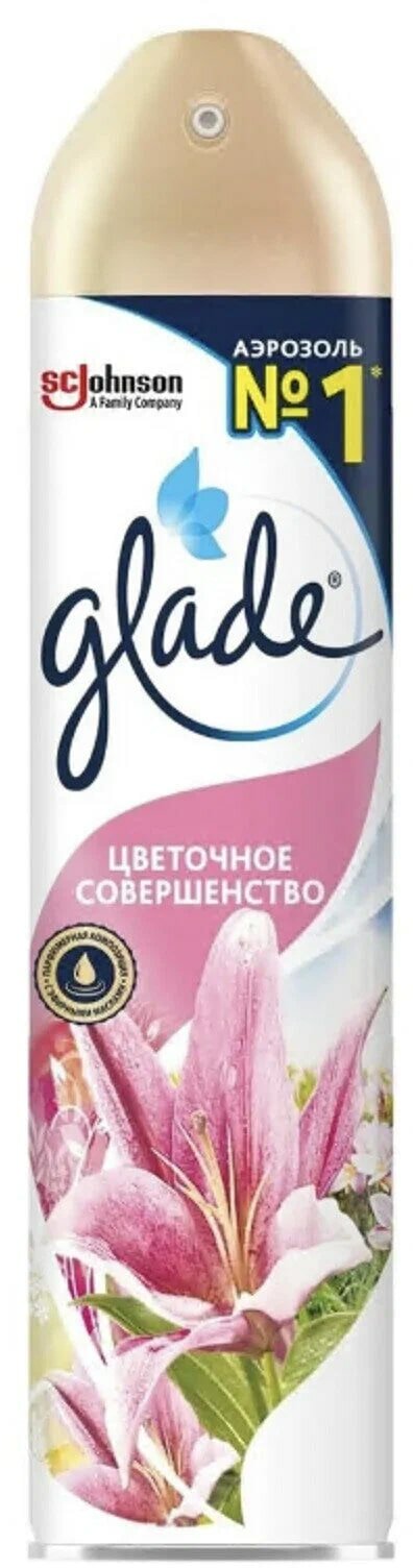 Освежитель воздуха аэрозоль Glade Цветочное совершенство 300 мл