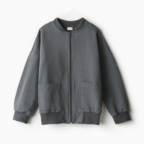 фото Худи minaku, размер 146 см, серый