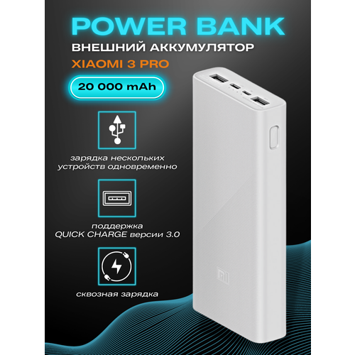 Повербанк для iphone android 20000 mah 399900₽