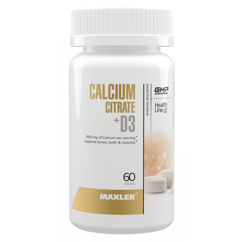 Calcium Citrate + D3, 60 таблеток