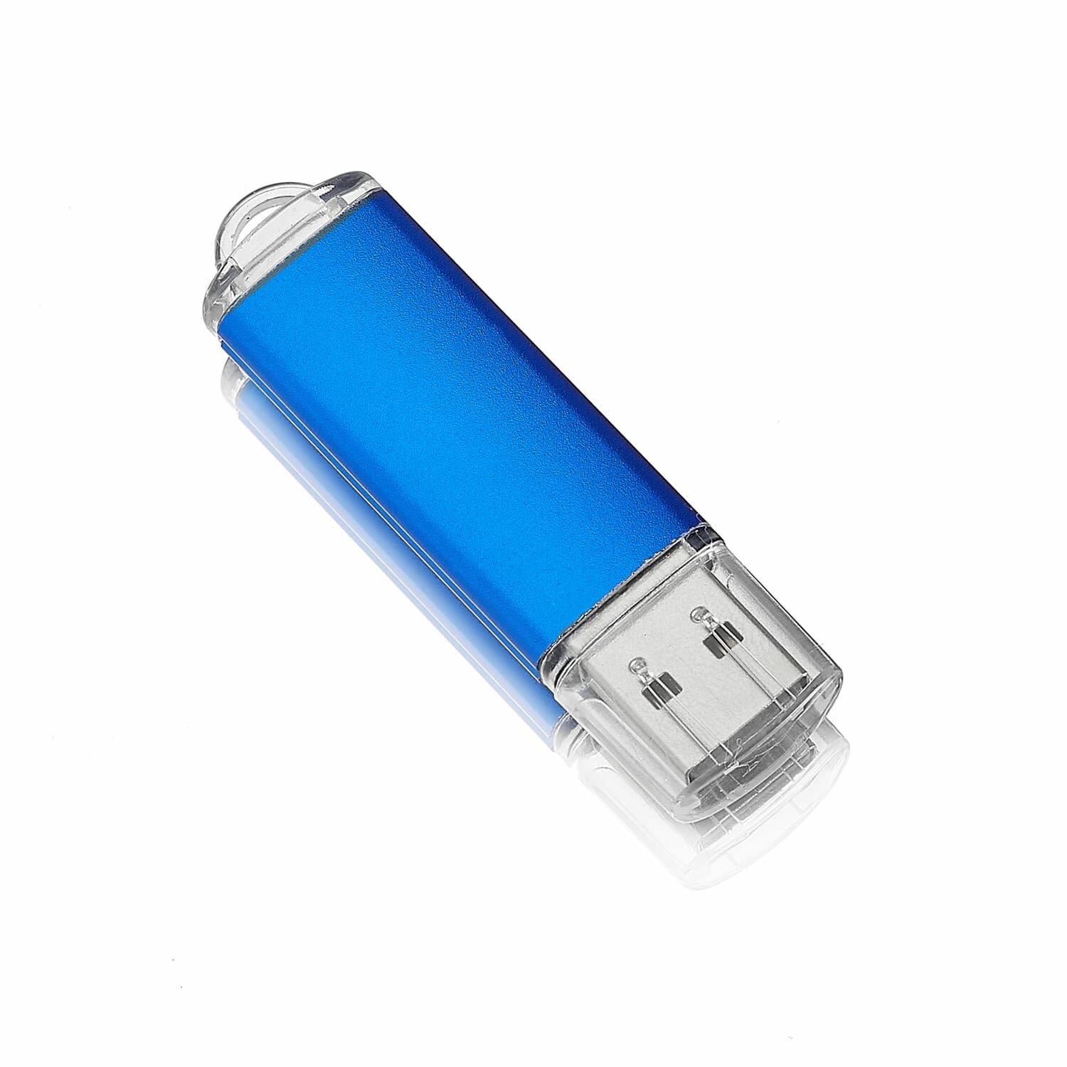Флешка Simple, 128 МB, синяя, USB 2.0, арт. F23