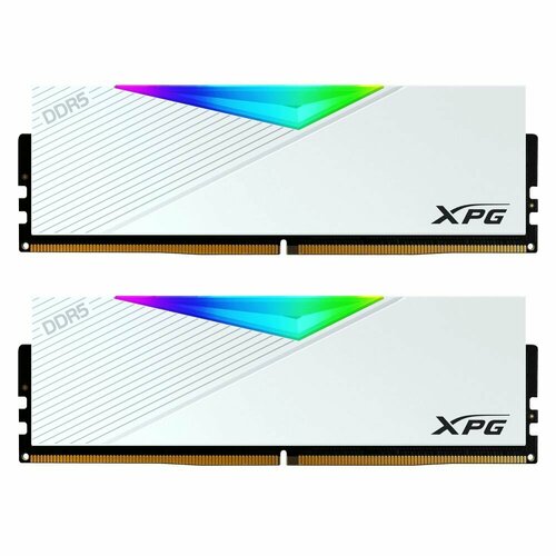 Модуль памяти XPG Lancer RGB 32GB DDR5 7200 AX5U7200C3416G-DCLARWH CL3414V K216GB 2515600₽