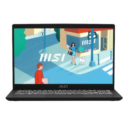 Ноутбук Modern 15H Core i5-13420H 15.6 FHD (1920*1080), 60Hz IPS DDR4 16GB*1Iris Xe Graphics 512GB SSD 3cell (53.8Whr) 1.9kg Single backlight (White) Win11 Pro,1y Black KB Eng/Rus (9S7-15H411-098)