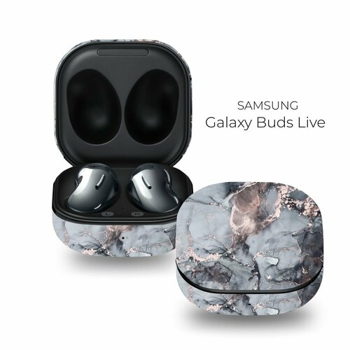 Чехол для наушников / Защитная гидрогелевая пленка для Samsung Galaxy Buds Live наушники samsung galaxy buds live белый sm r180nzwaser