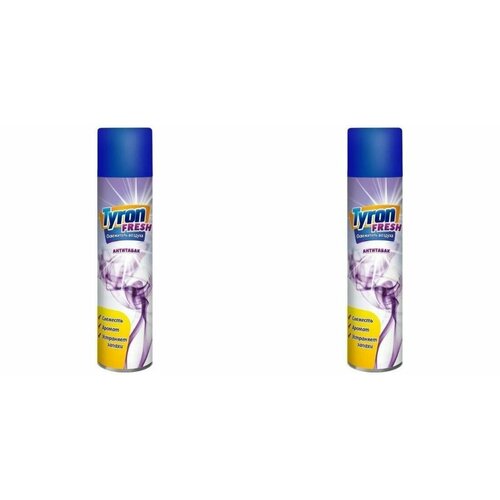 Tyron, Освежитель воздуха, антитабак, 300 мл, 2 шт