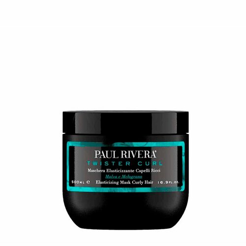 PAUL RIVERA TWISTER CURL ELASTICIZING MASK, 500 ML-Маска для придания упругости вьющимся волосам с экстрактами мальвы и граната, 500 мл