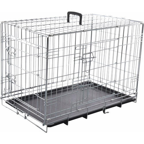 Клетка металлическая Flamingo KEO двухдверная оцинкованная 477754 см 8495₽