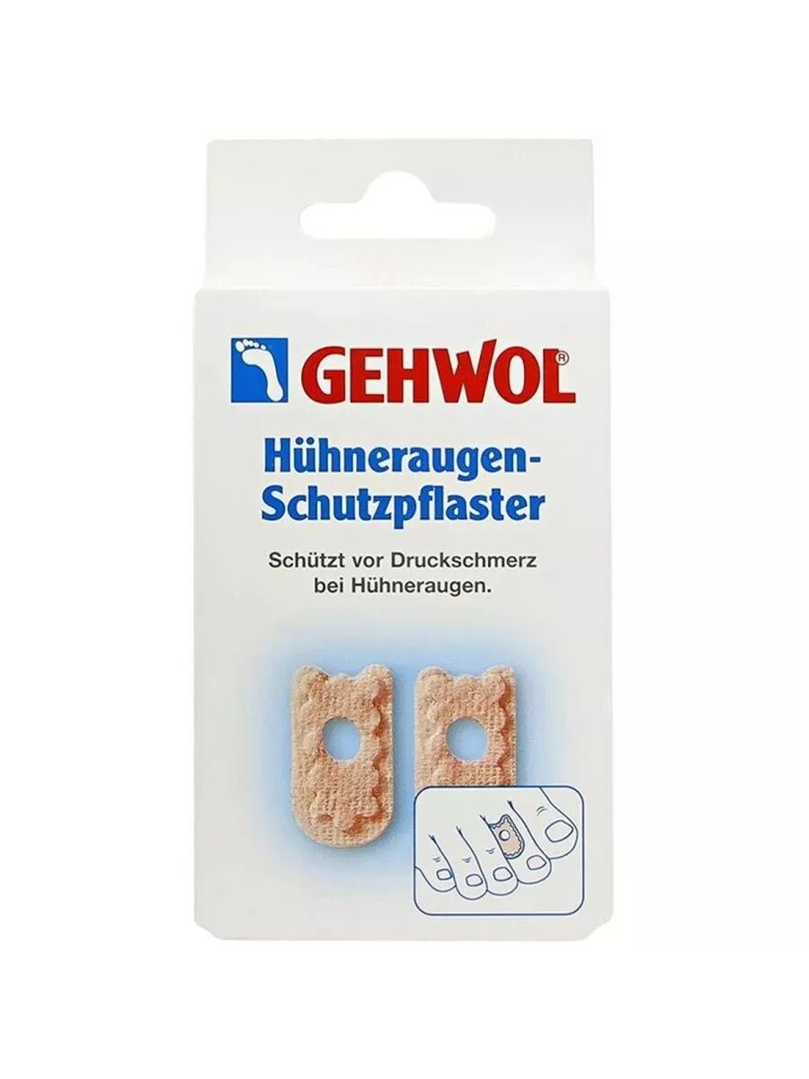 Мозольный пластырь Gehwol для заживления ног (9 шт, бежевый)