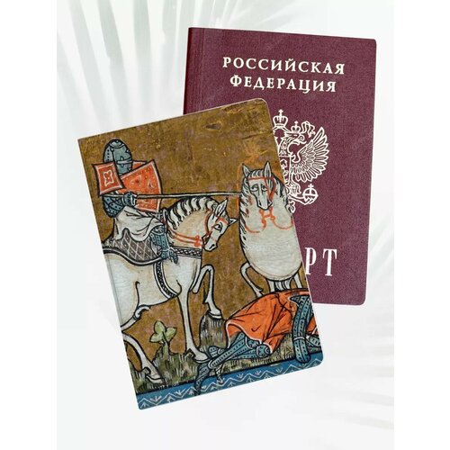 фото Обложка для паспорта poster maniac, белый