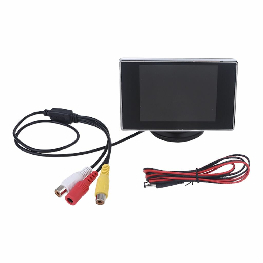 3,5-дюймовый цветной монитор TFT LCD, DVD VCD для камеры заднего вида автомобиля, резервная камера
