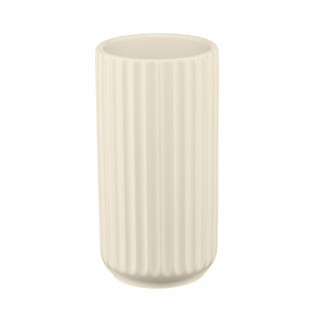 Декоративная ваза Рельеф. 95х95х18 см пудровый