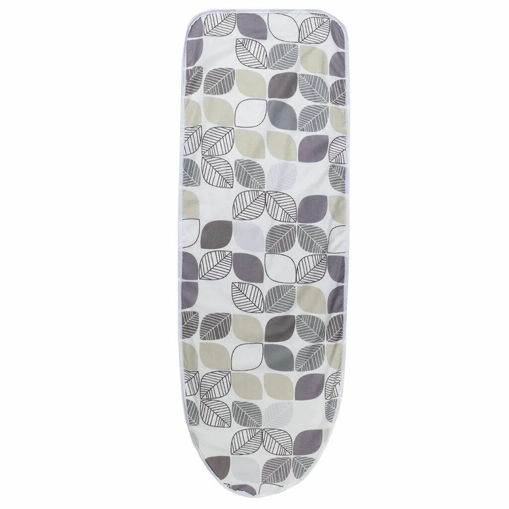 Чехол для гладильной доски с поролоном 130х42 см серый Марья Искусница