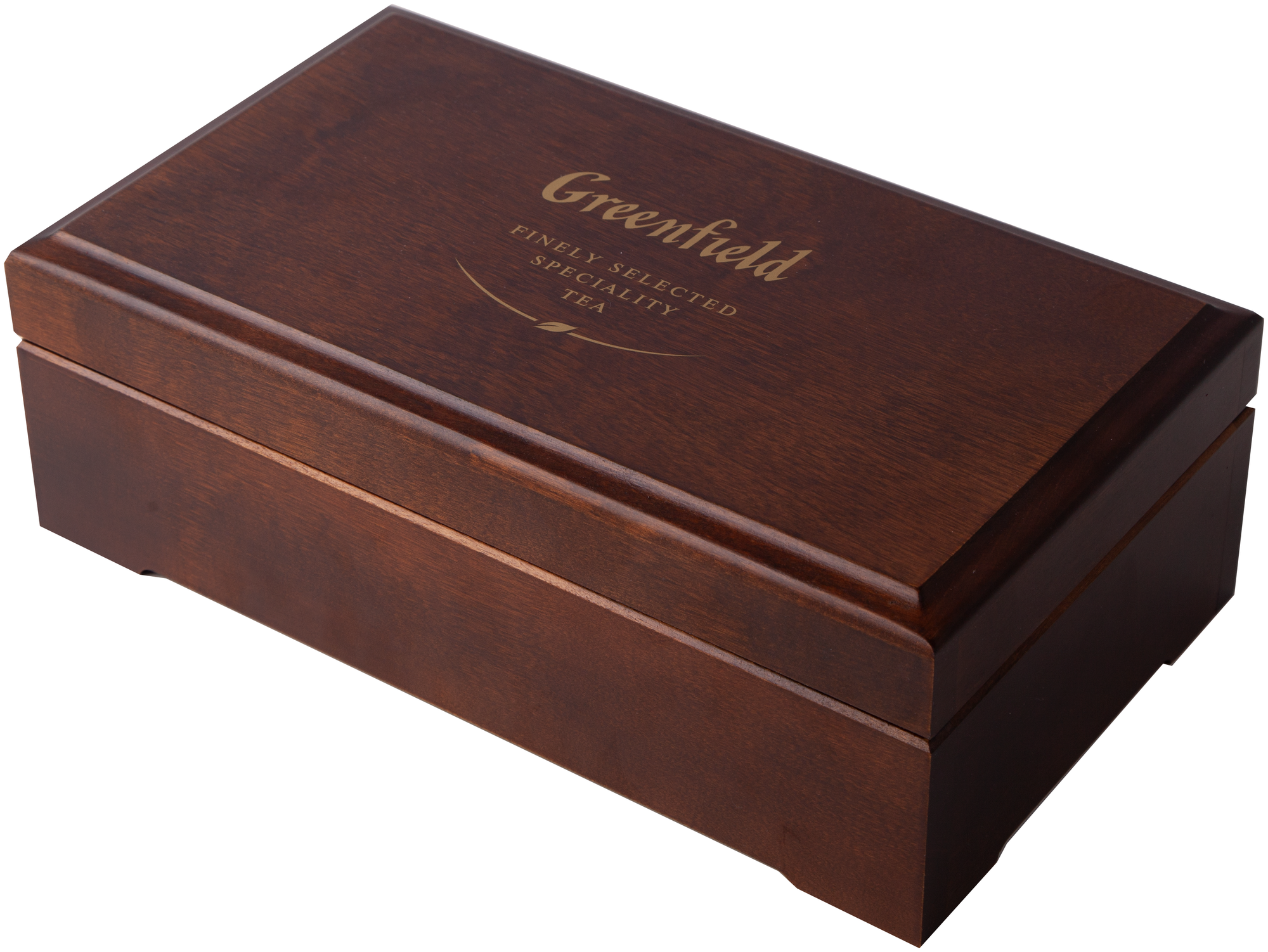 Подарочный набор Greenfield 8 видов чая деревянная шкатулка 98 пак - фото №2
