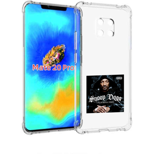 Чехол задняя панель накладка бампер MyPads Snoop Dogg CALIFORNIA TIMES для Huawei Mate 20 Pro/Mate 20 RS 6.39 чехол mypads snoop dogg california times для huawei mate 40 mate 40e задняя панель накладка бампер