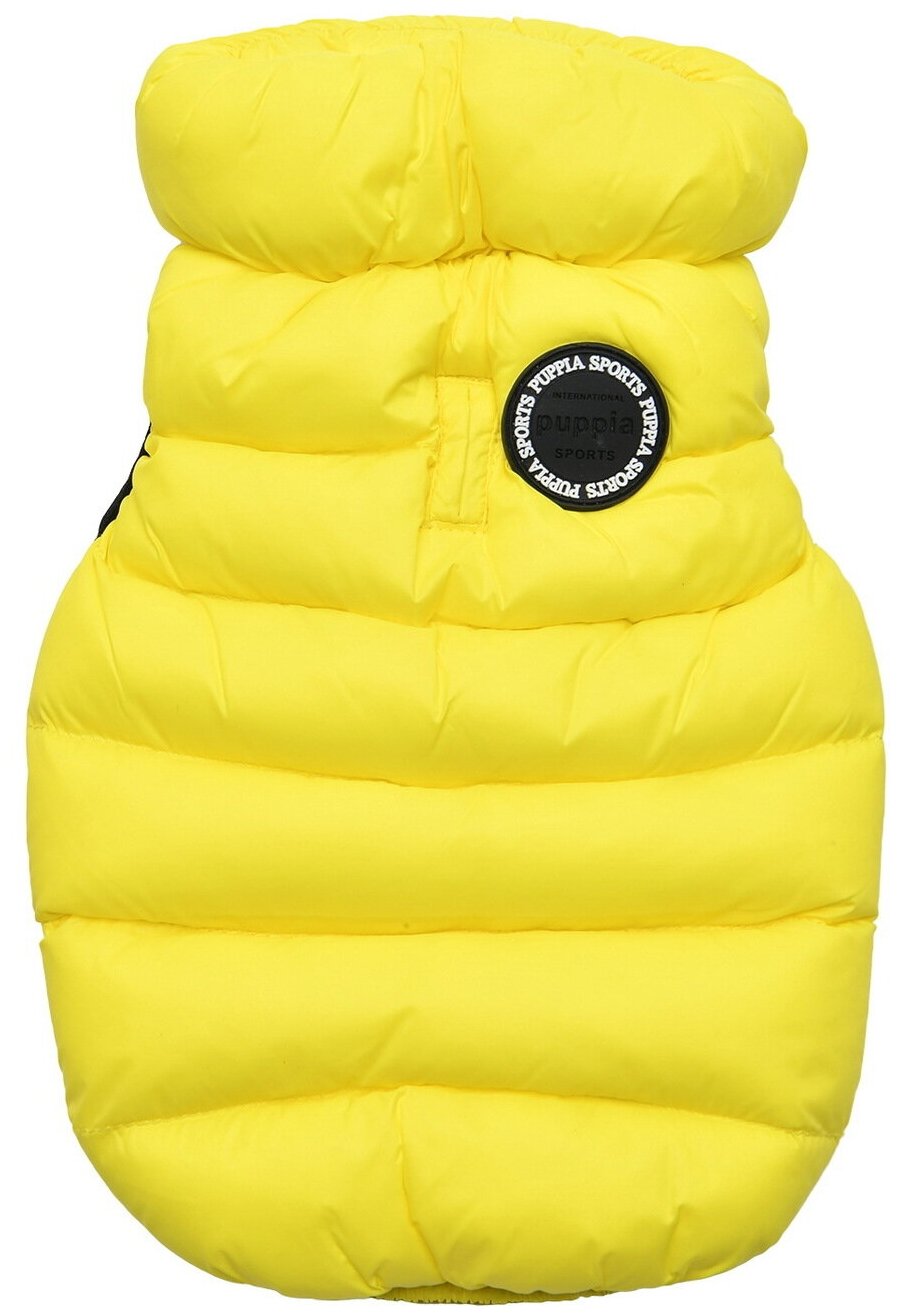 Puppia Жилет для собак утеплённый Ultra Light Vest B, жёлтый, размер S - фотография № 1