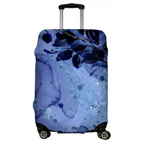 фото Чехол для чемодана "blue petals" размер s lejoy