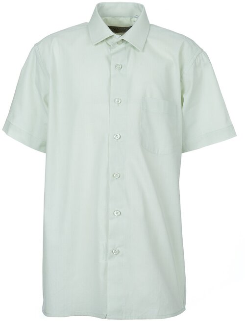 Школьная рубашка Tsarevich, размер 128-134, зеленый