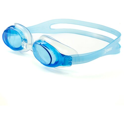 Очки детские (6-12 лет) для плавания TORRES Junior, SW-32212BB, голубые линзы очки детские для плавания torres junior sw 32212sb дымчатые линзы серая оправа
