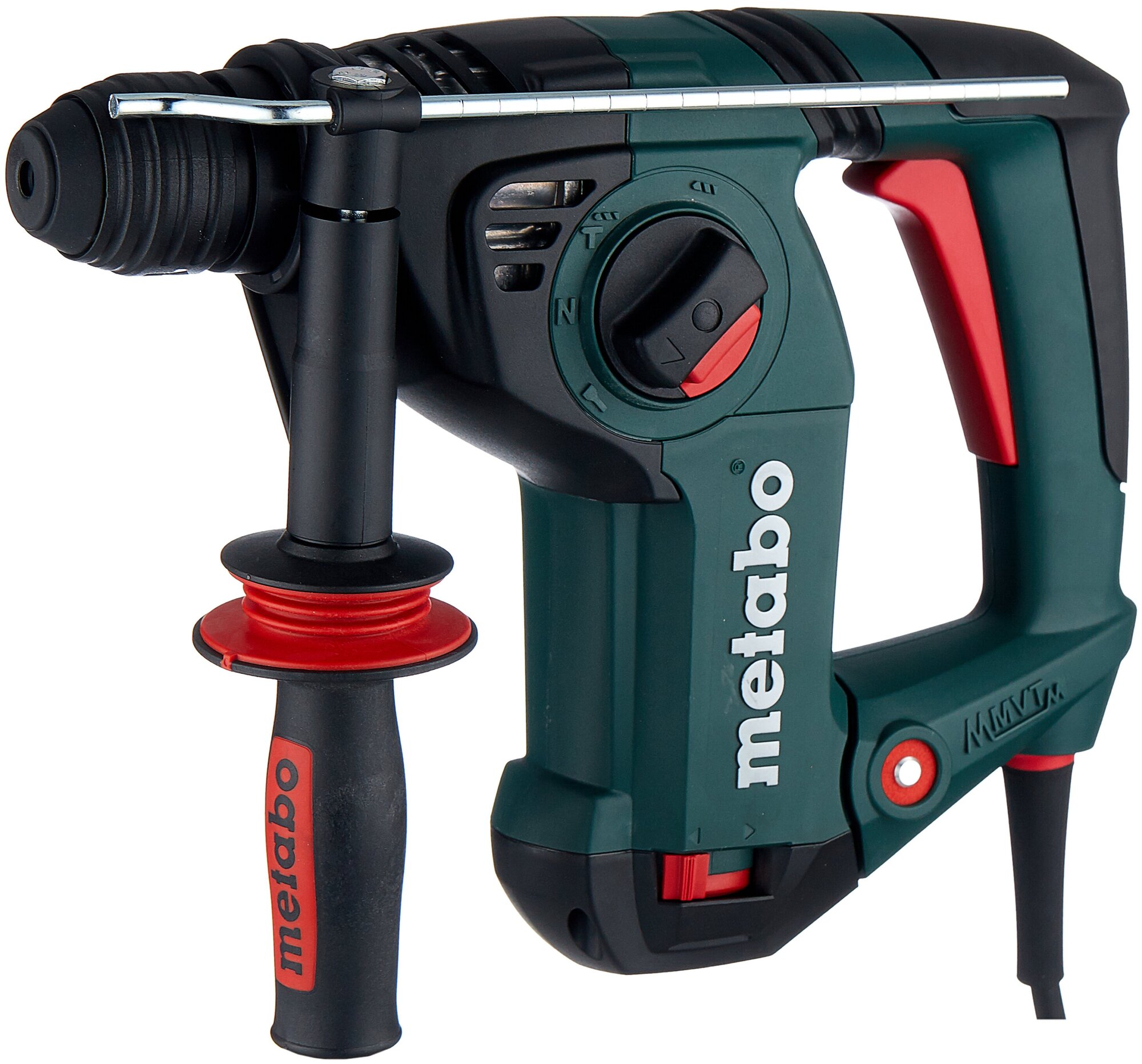 Перфоратор Metabo KHE 3250 (800Вт, 3,1Дж, 1150 об/мин, 4470 уд/мин, 3 режима, SDS+, вертикальный двигатель)