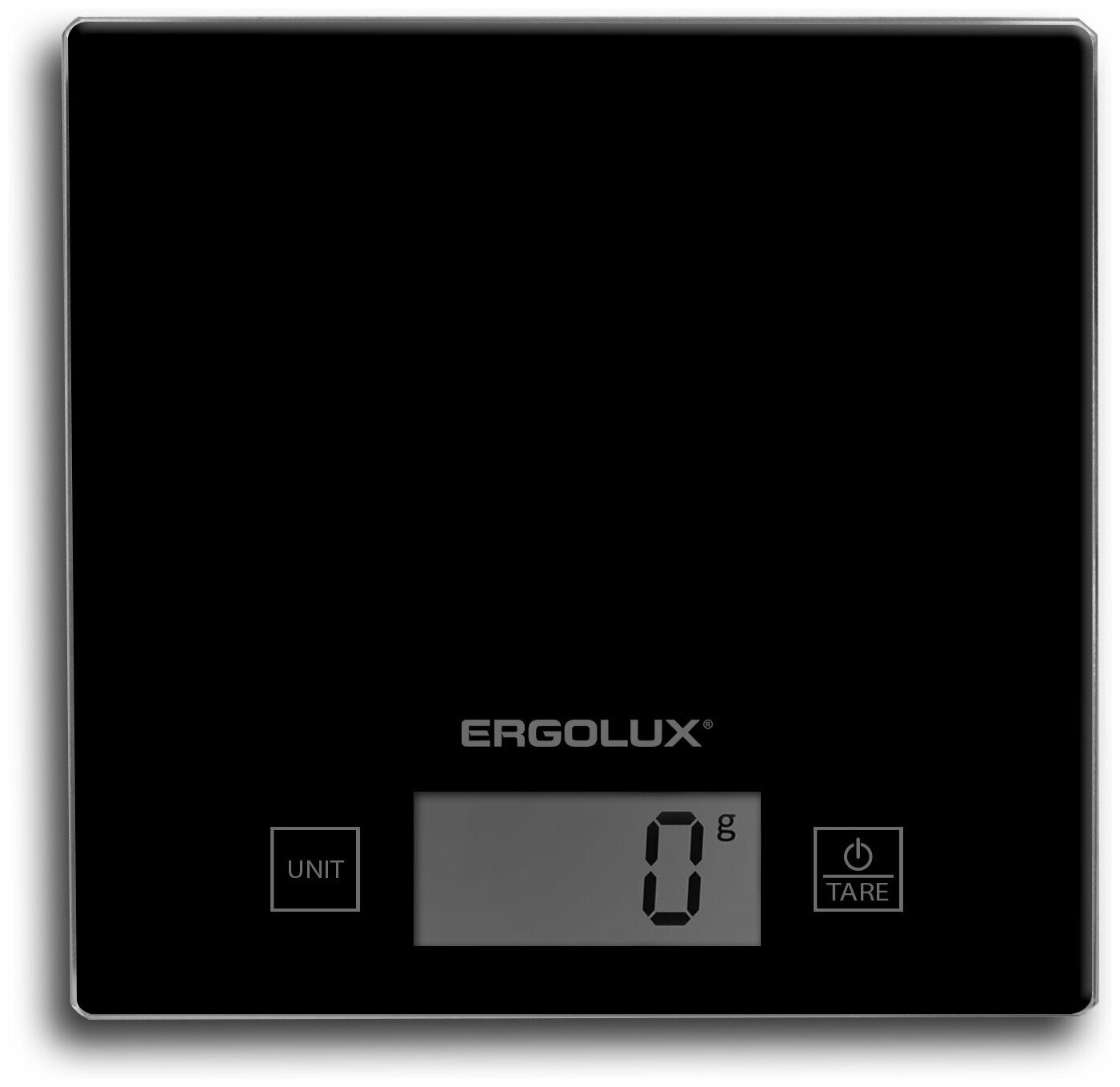 Кухонные весы ERGOLUX ELX-SKO1-C02 черные