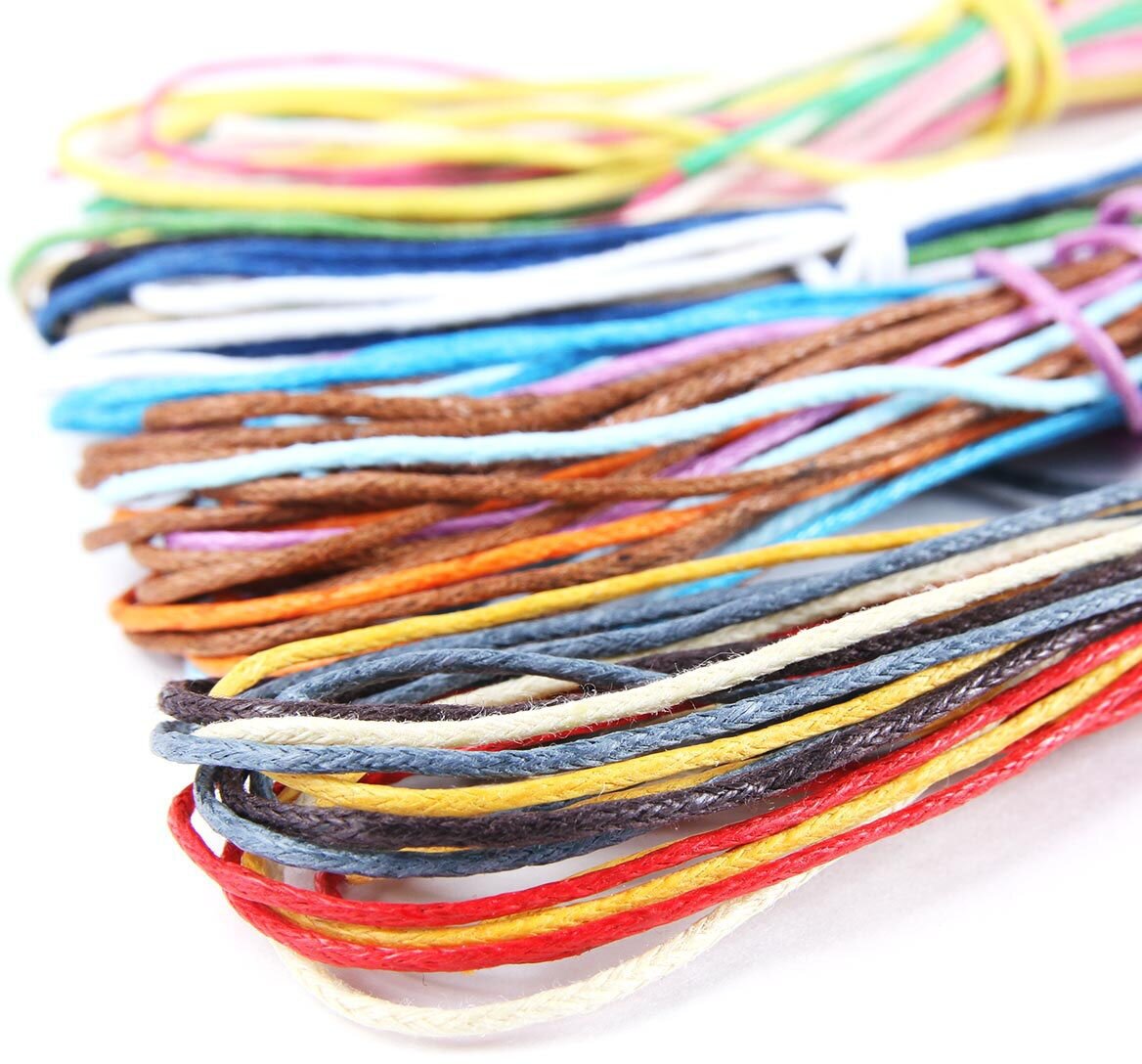 Шнур для декорирования вощенный, 1мм*1м, 20 шт, Astra&Craft (разноцветный)