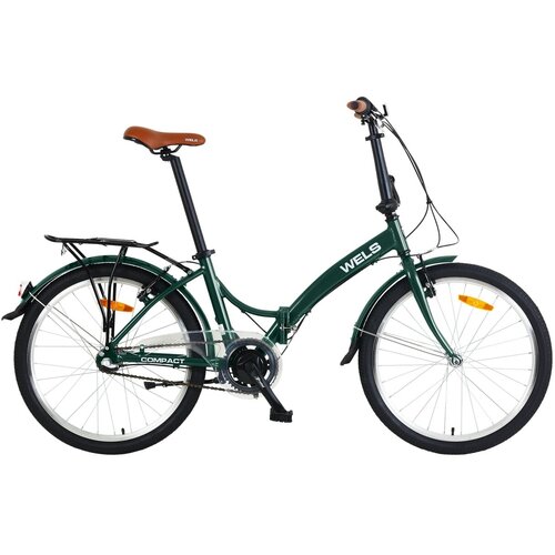 Велосипед складной WELS Compact 24-3 NEXUS (24, зеленый, 3 ск, 2023)