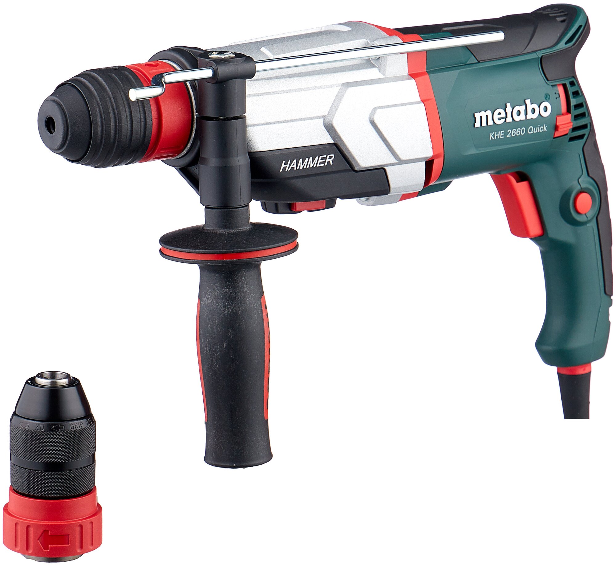 Перфоратор SDS-plus KHE 2660 Quick METABO 600663500 - фотография № 2