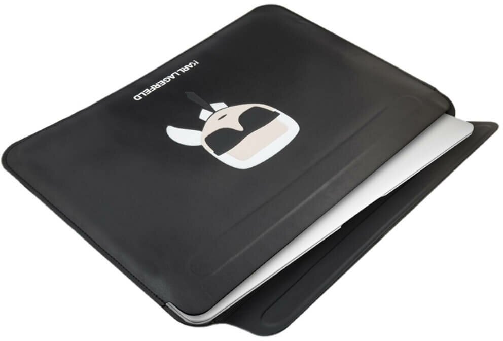 Чехол-папка Lagerfeld Ikonik Karl Sleeve для ноутбуков 13-14 дюймов черный