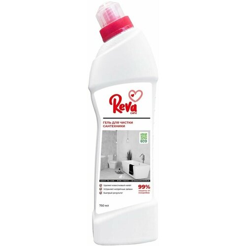 Гель чистящий Reva Care для сантехники 750мл х 3шт