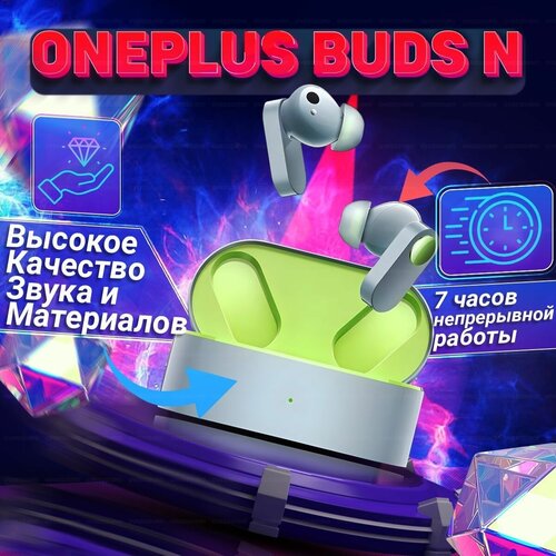 OnePlus Buds N True Wireless Bluetooth Наушники-вкладыши с шумоподавлением Голубой 290000₽